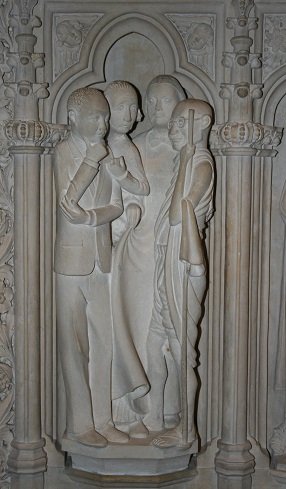 Randall Daluz | statue of MLK, Gandhi and other world peace leaders