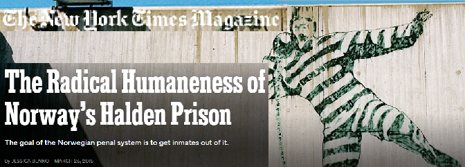 New York Times Magazine - Norway Prison