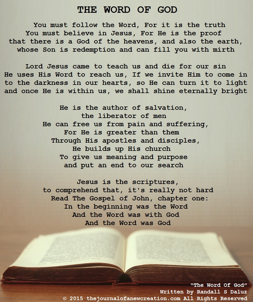 "The Word Of God" by Randall S Daluz